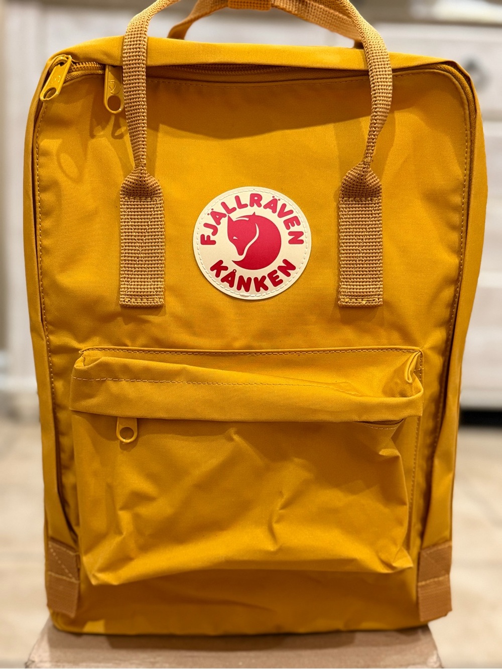 Fjallraven Kanken Backpack in Mustard Yellow